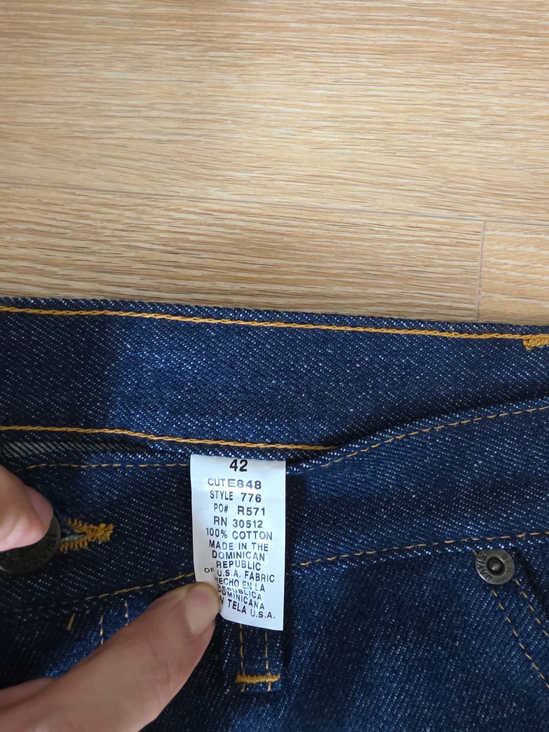 벤 데이비스 카펜터 데님 42사이즈 상품이미지9