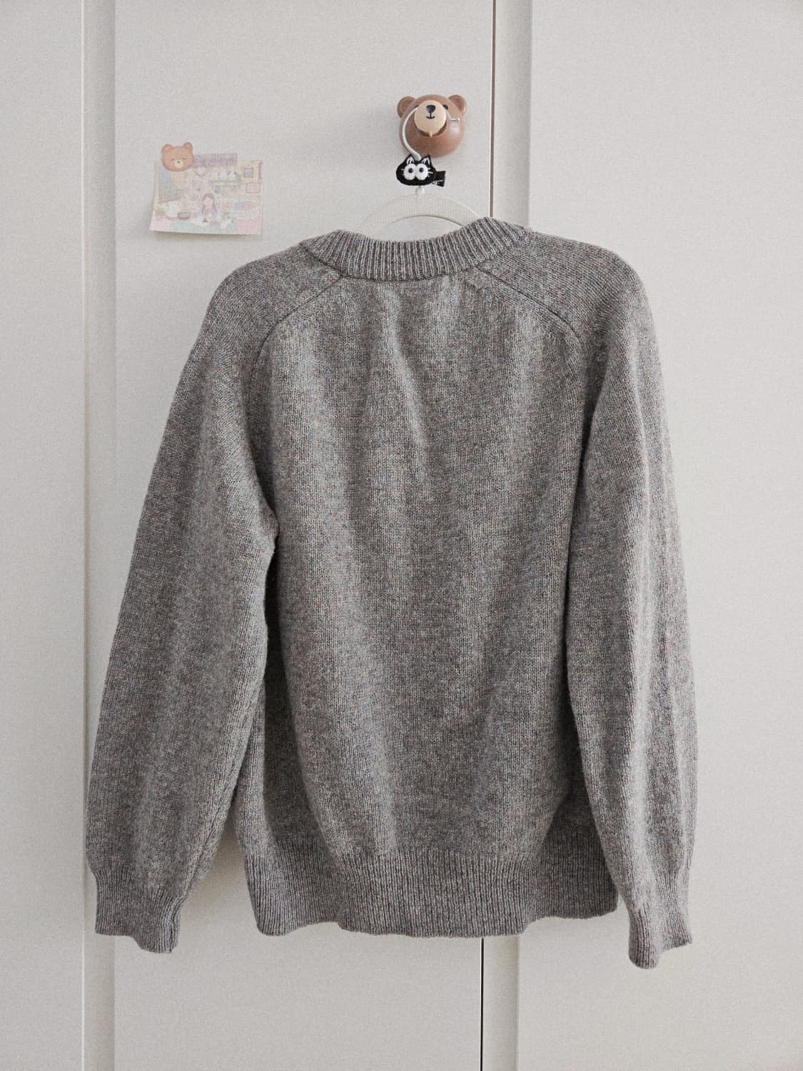 메이비베이비 브이넥 울 니트가디건 상품이미지6