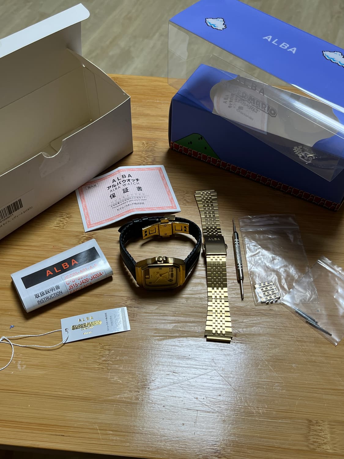 세이코 알바 슈퍼마리오 콜라보 시계 팝니다. 상품이미지3