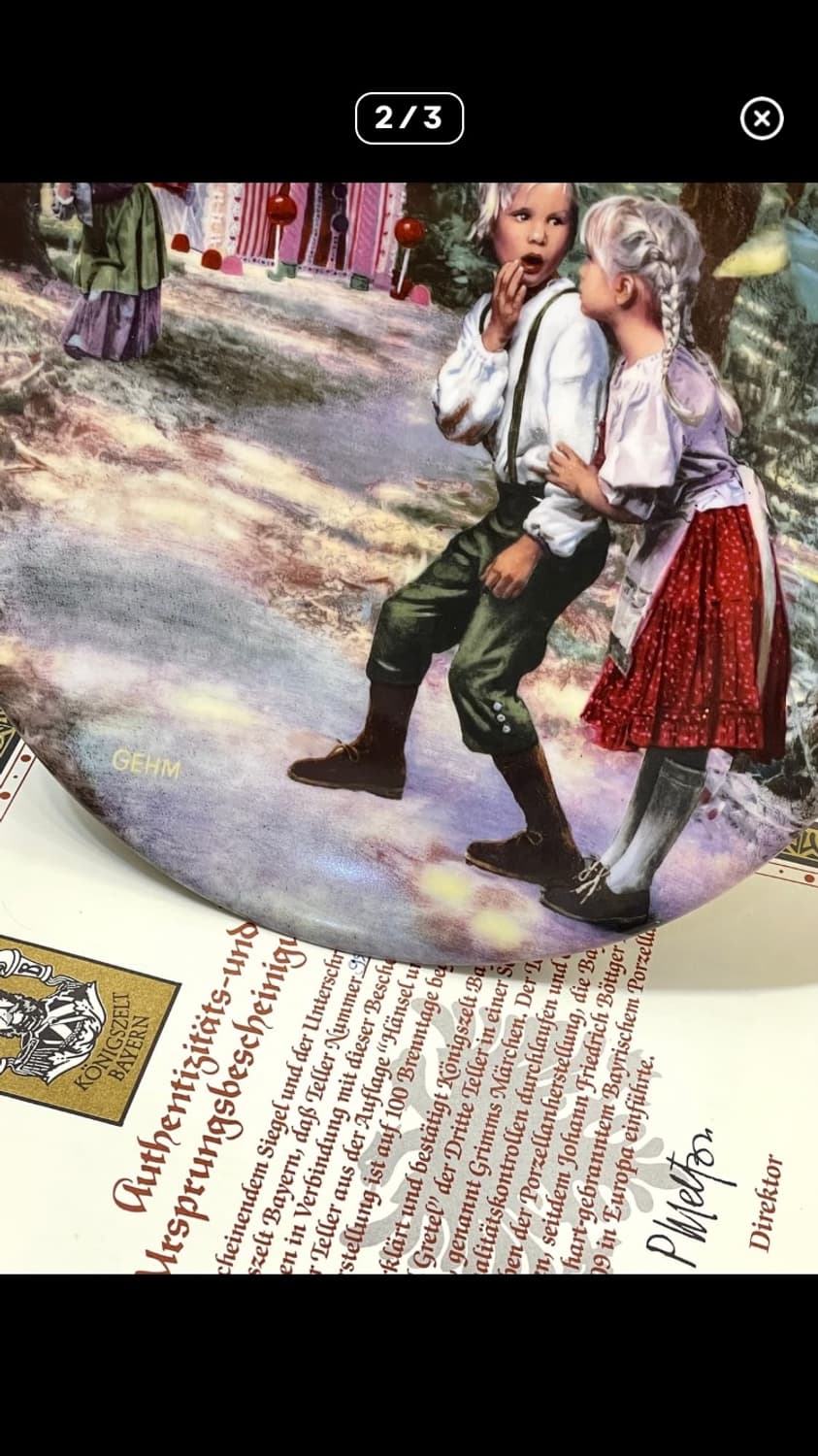 헨젤과 그레텔 아트 플레이트 접시 상품이미지2