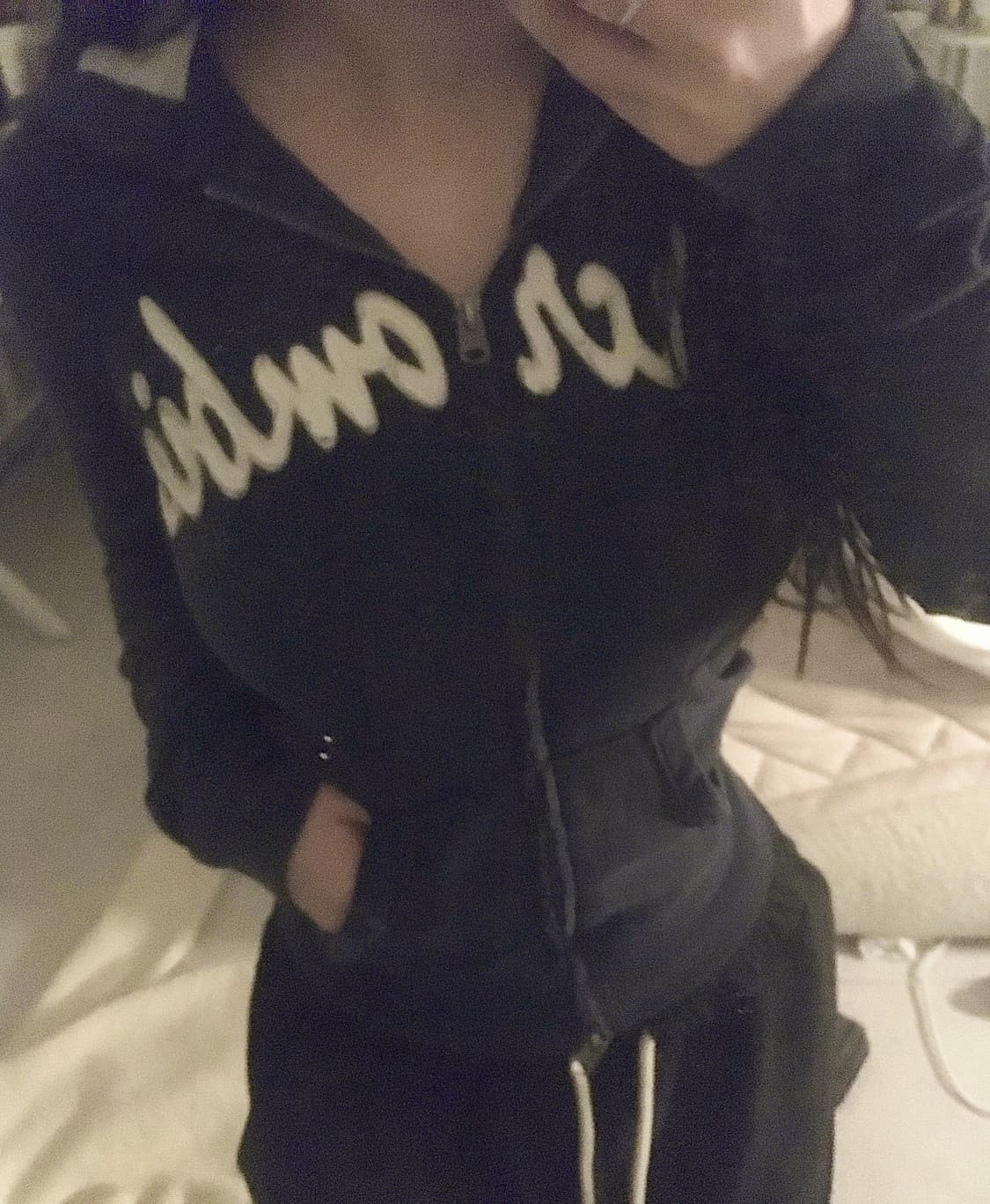 아베크롬비 딱붙 후드집업 네이비 상품이미지1