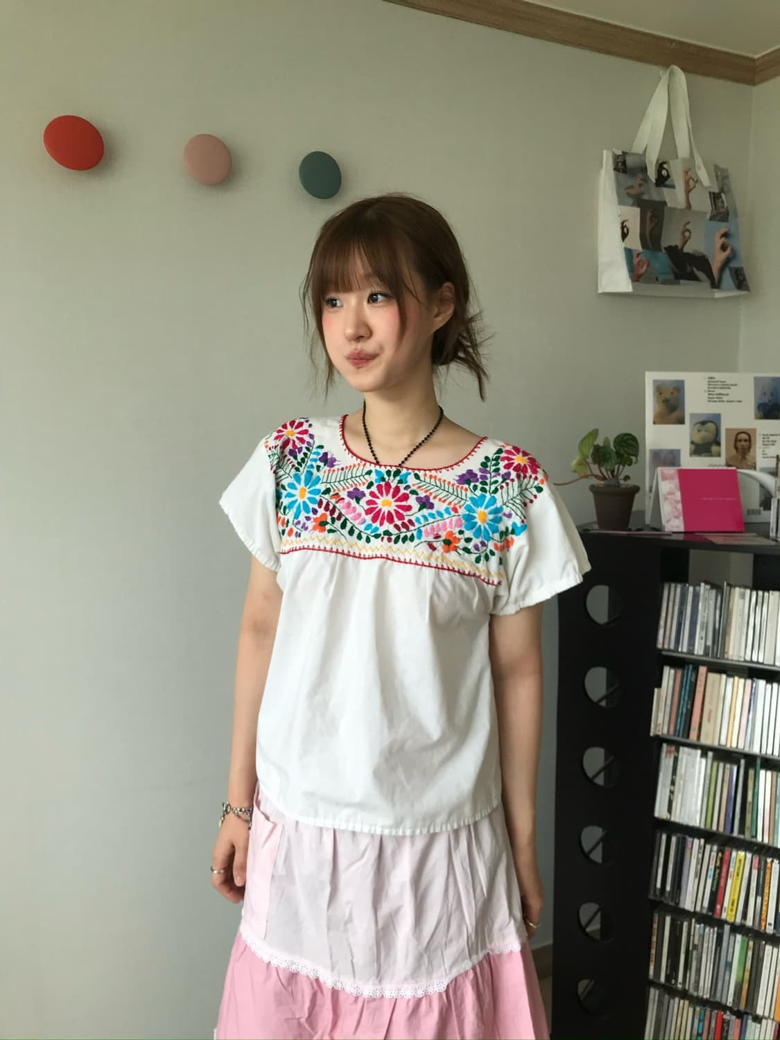 ethnic flower blouse 상품이미지1