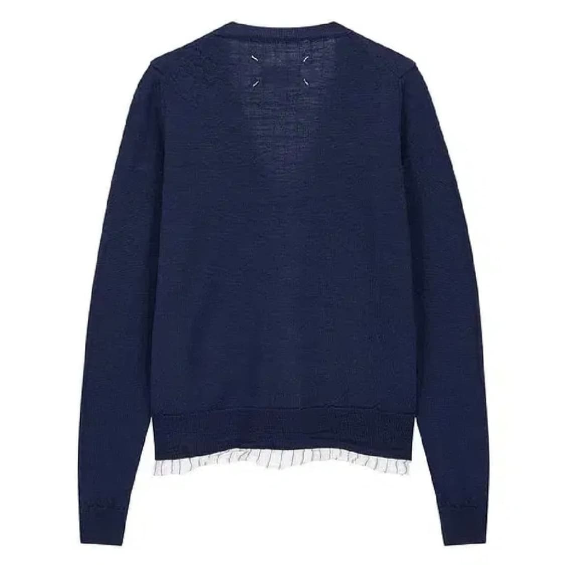 급처) 마르지엘라 디스트로이드 셔츠 레이어드 가디건 L사이즈 상품이미지3