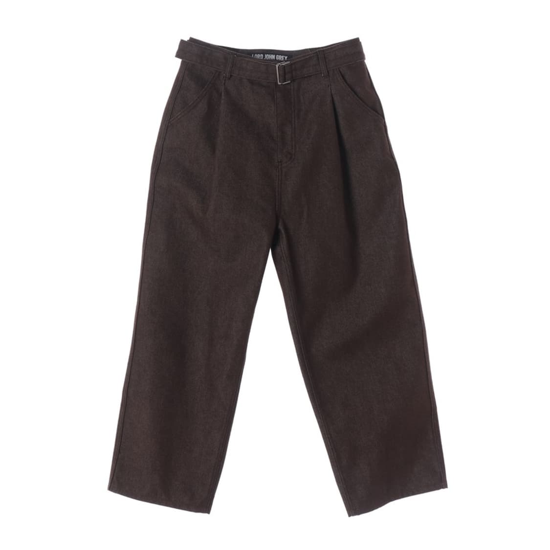 로드존그레이 브라운 핀턱 슬랙스 M 상품이미지1