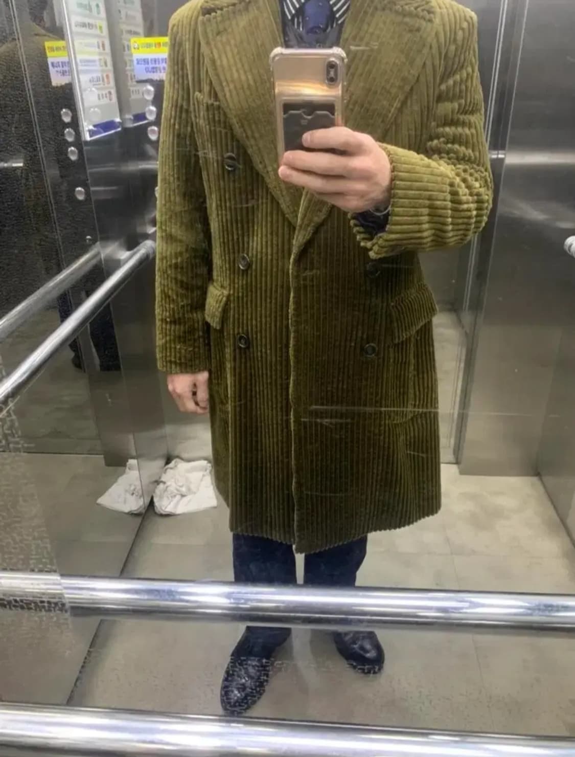 맨온더분 코듀로이 코트 상품이미지3