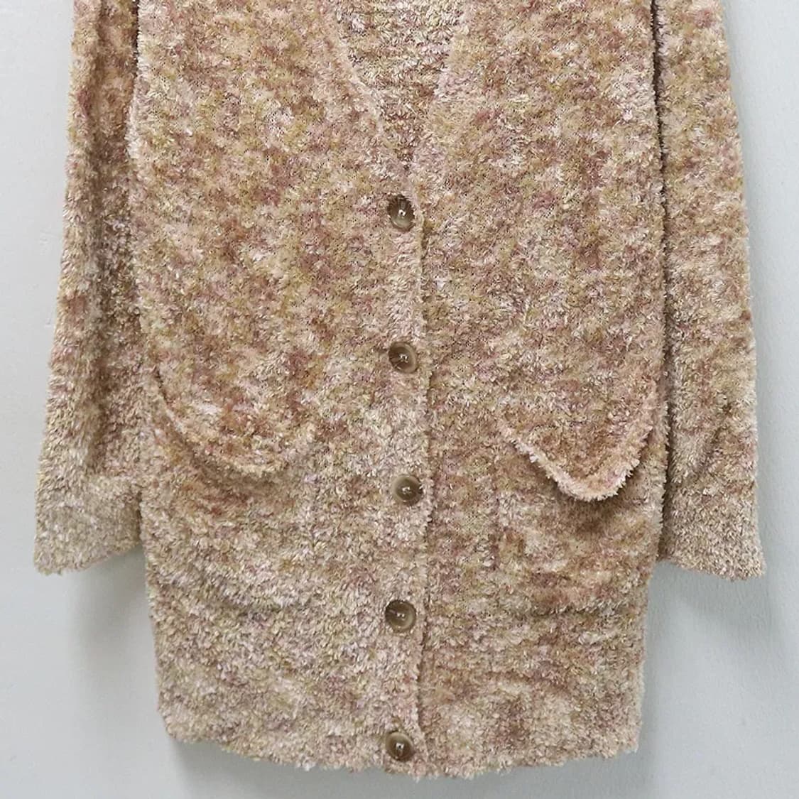 리즈리사 딸기우유 부클 롱 가디건 61664 상품이미지4