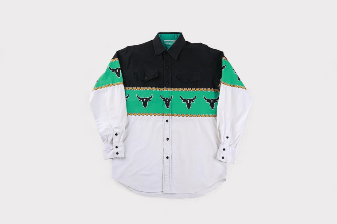 [M] 90's 빈티지 웨스턴 셔츠 상품이미지1