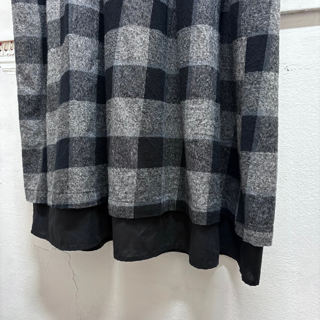 samansa mos2 사만사모스 모리걸 체크 레이어드 롱 원피스 상품이미지4