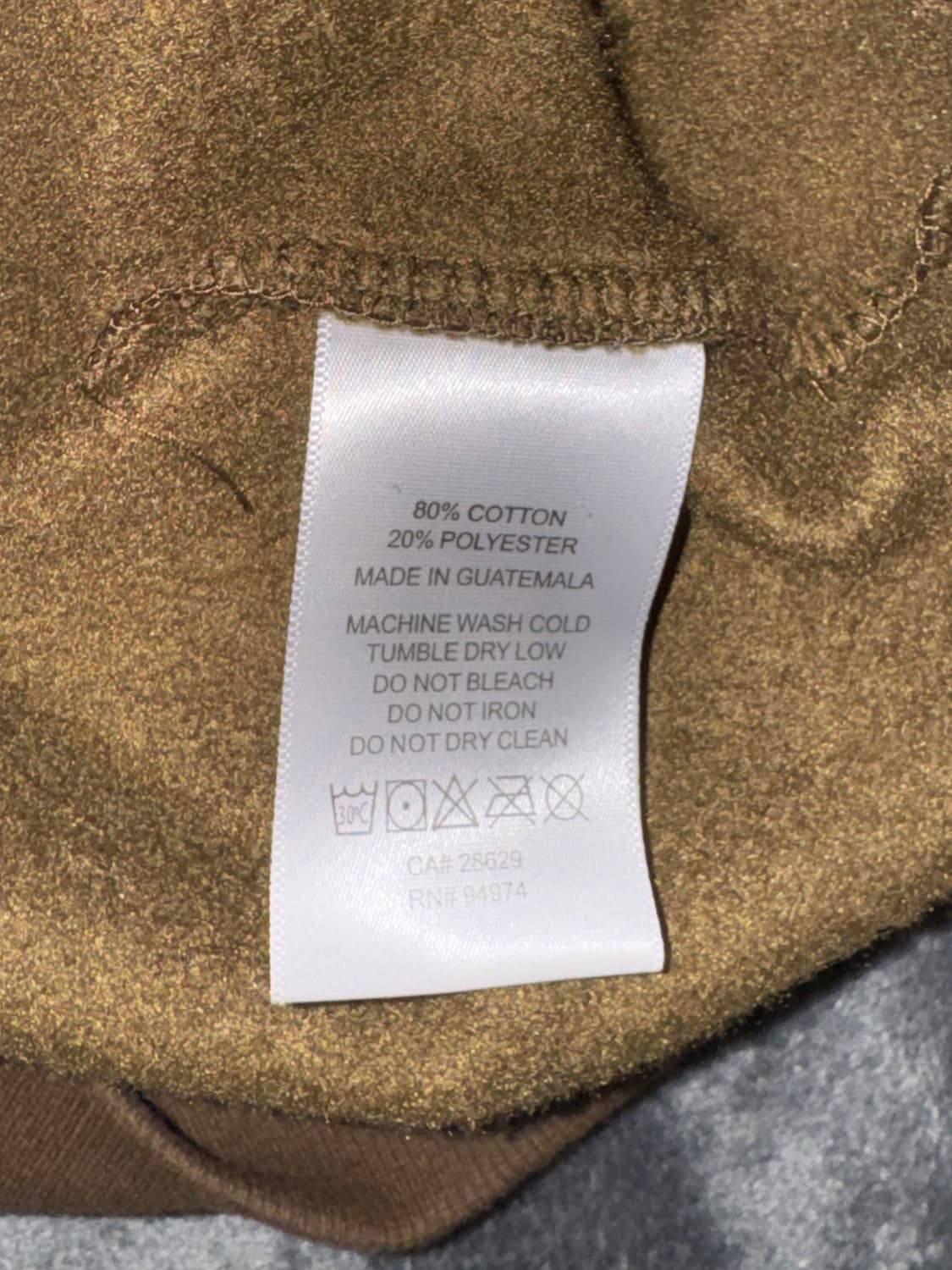 스투시 베이직 후드티 L 갈색 상품이미지4