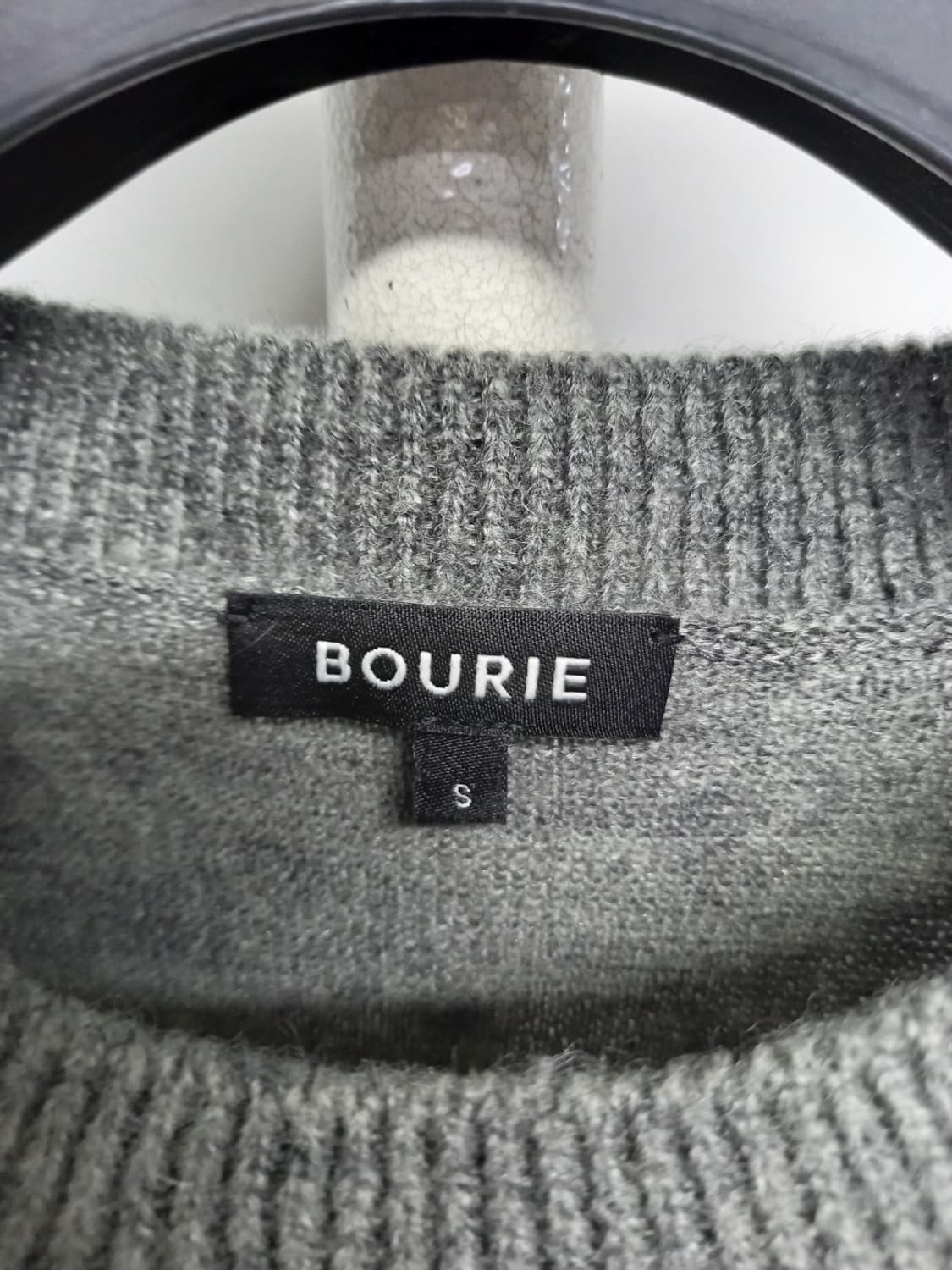 새 부리 BOURIE 춘추동 울 숏 니트 풀오버 55 44 상품이미지7