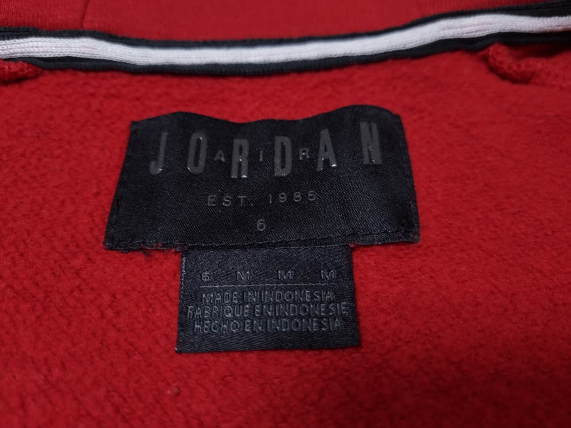 [무료배송][110-115]나이키 키즈 조던 기모 후드 집업 상품이미지6