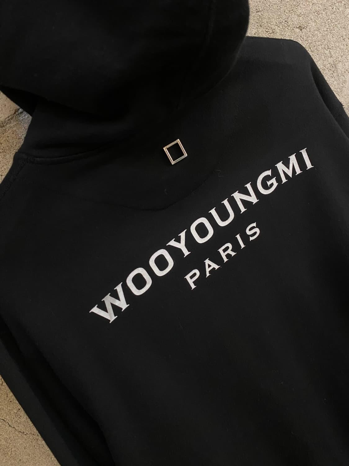 우영미 2023 백 로고 후드 티셔츠 상품이미지5