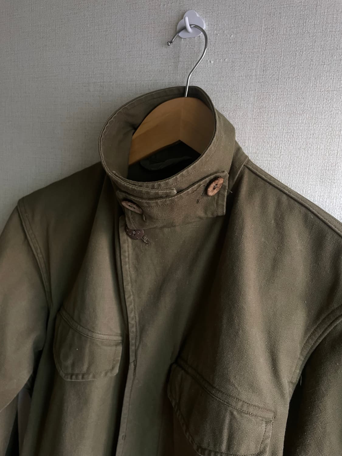프랑스군 M47 초기형 자켓 - 우드 버튼 (42 사이즈) 상품이미지1