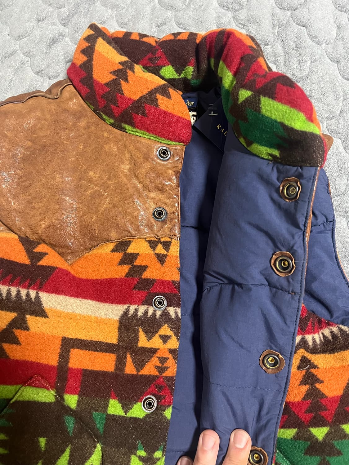 (새제품)폴로 랄프로렌 네이티브 조끼 패딩 S size 상품이미지5