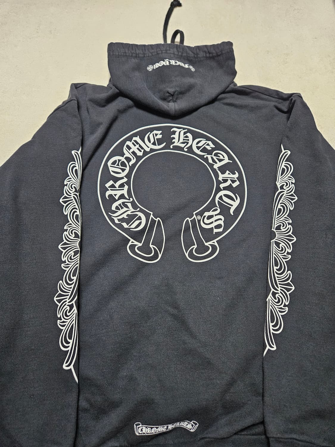 [XXL] 크롬하츠 홀스슈 플로랄 퍽유 후드티 상품이미지1