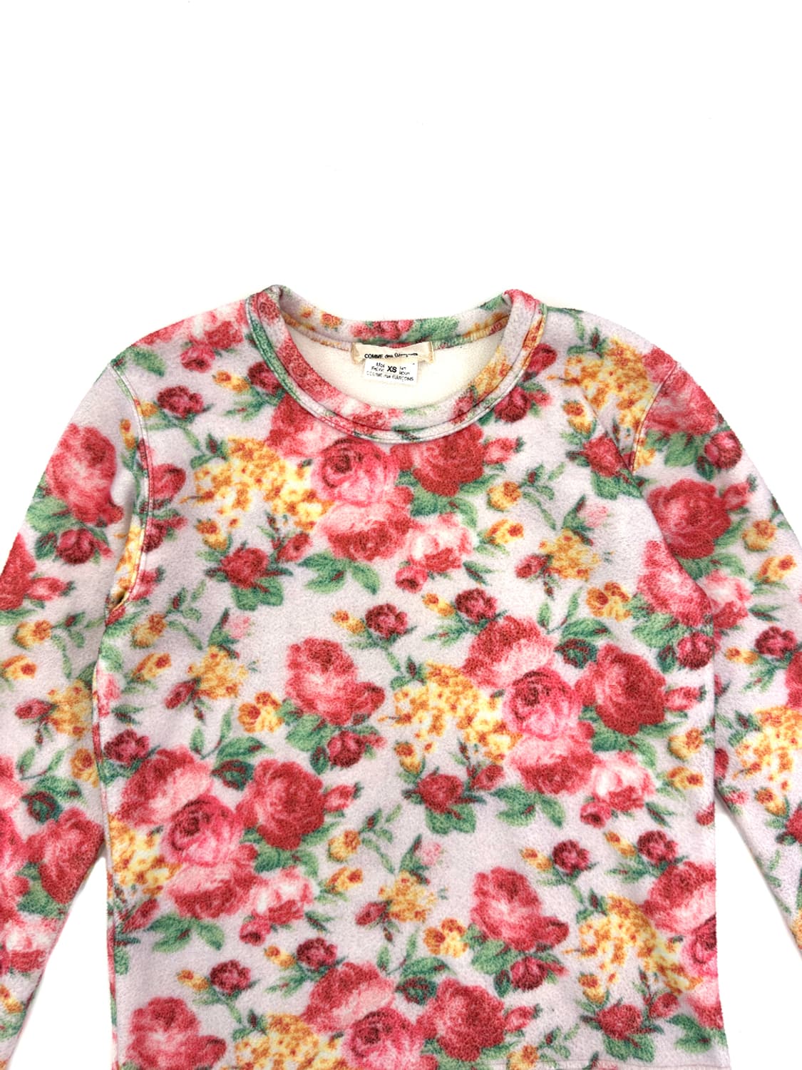 Comme des Garçons Floral Fleece Top/ Xs 상품이미지4