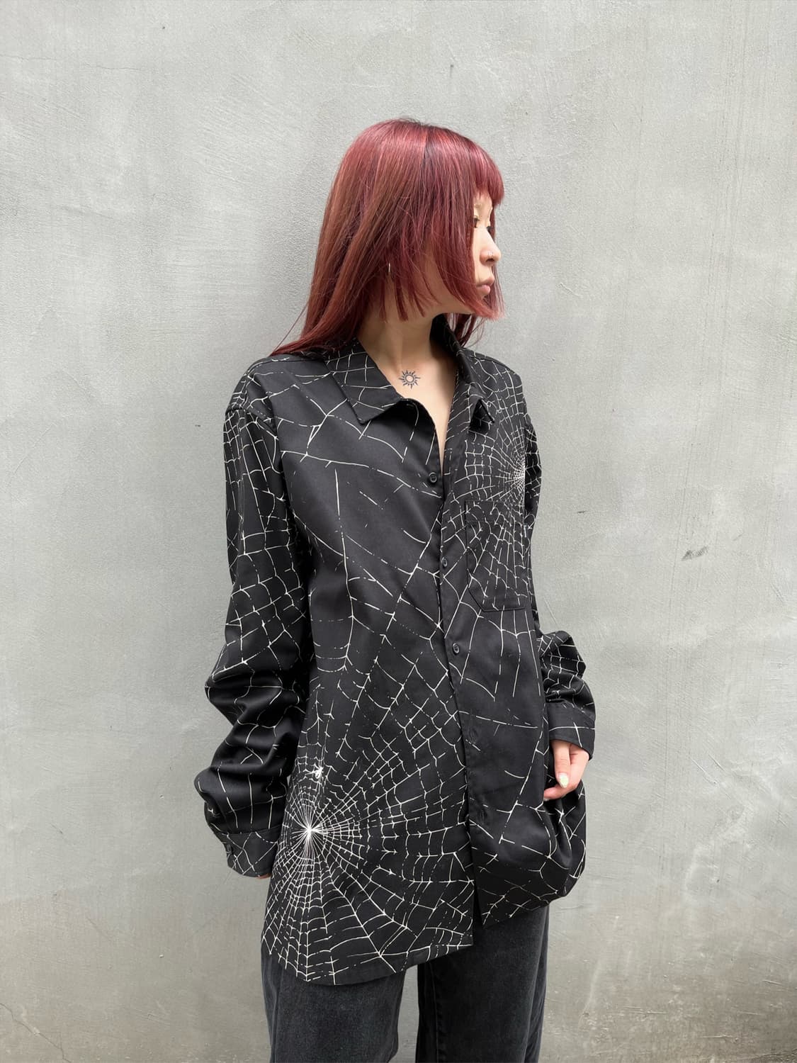 슈프림 거미줄 패턴 셔츠 상품이미지3