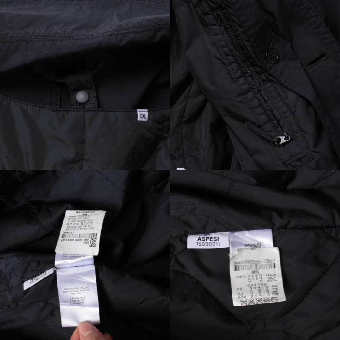 아스페시 폴리&나일론 레인코트   상품이미지10