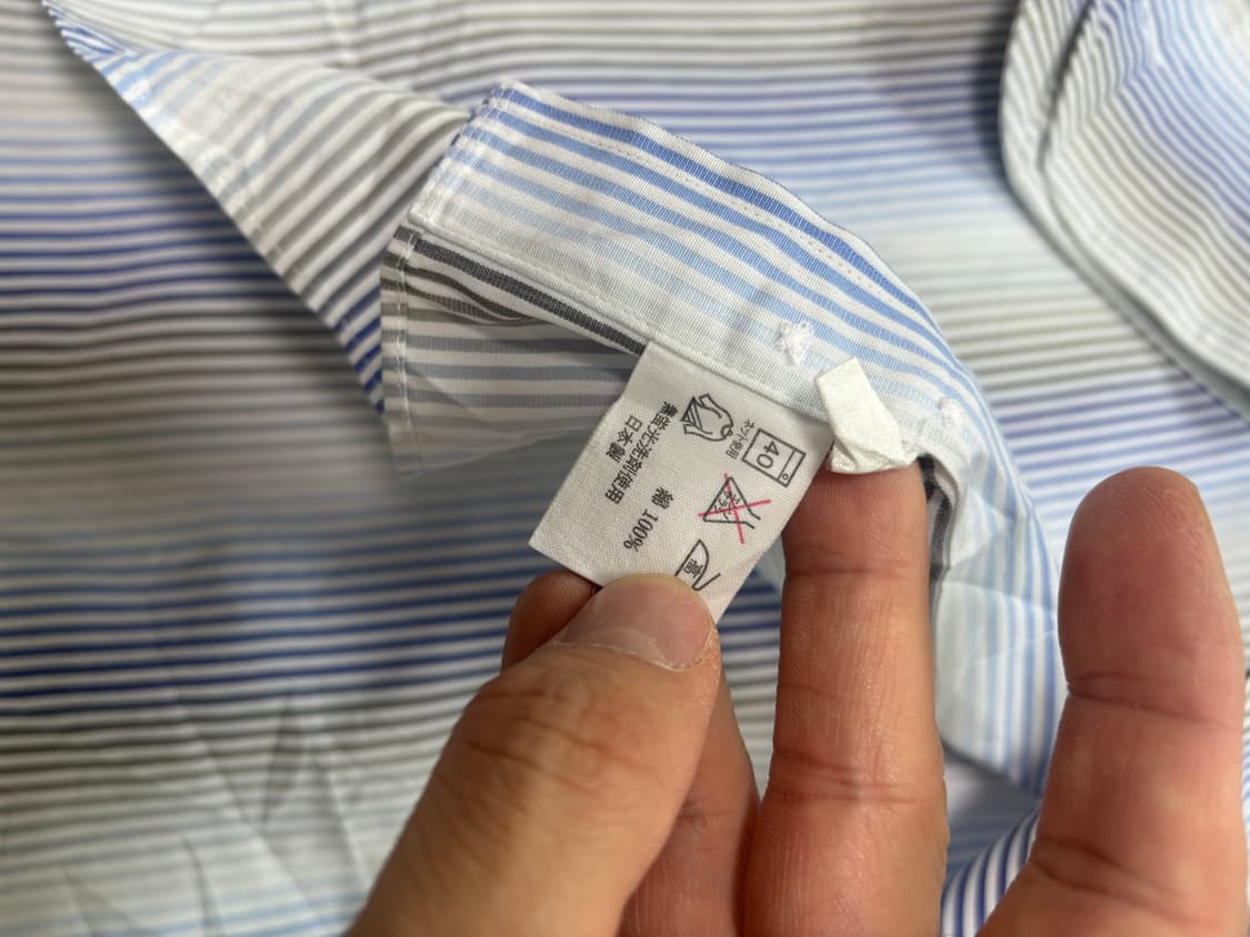 일본판 CHESTER BARRIE 스트라이프 셔츠 사이즈 100 상품이미지4