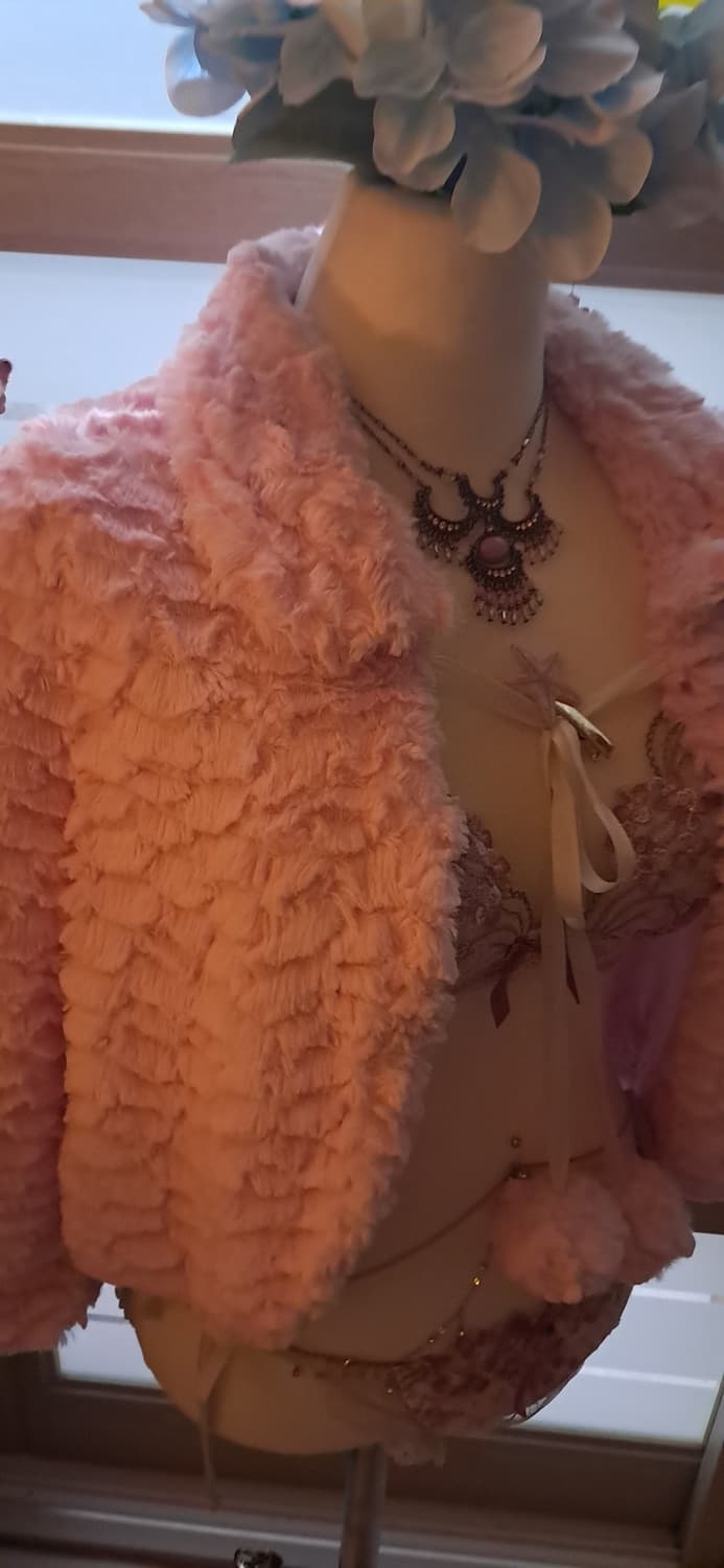 히메갸루 양산형 하이틴 트랄랄라 퍼 판초 상품이미지4