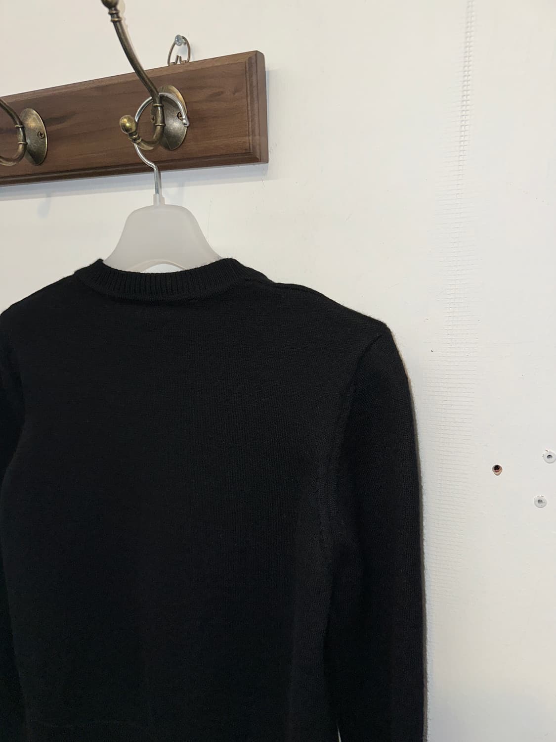 메종키츠네 더블 폭스 헤드 가디건 XS 블랙  상품이미지5