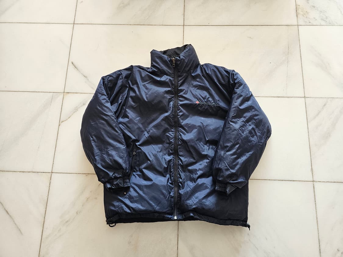 빈티지 (오리털 100%) COMO&STOCKY 리버시블 패딩 자켓 (L 상품이미지3