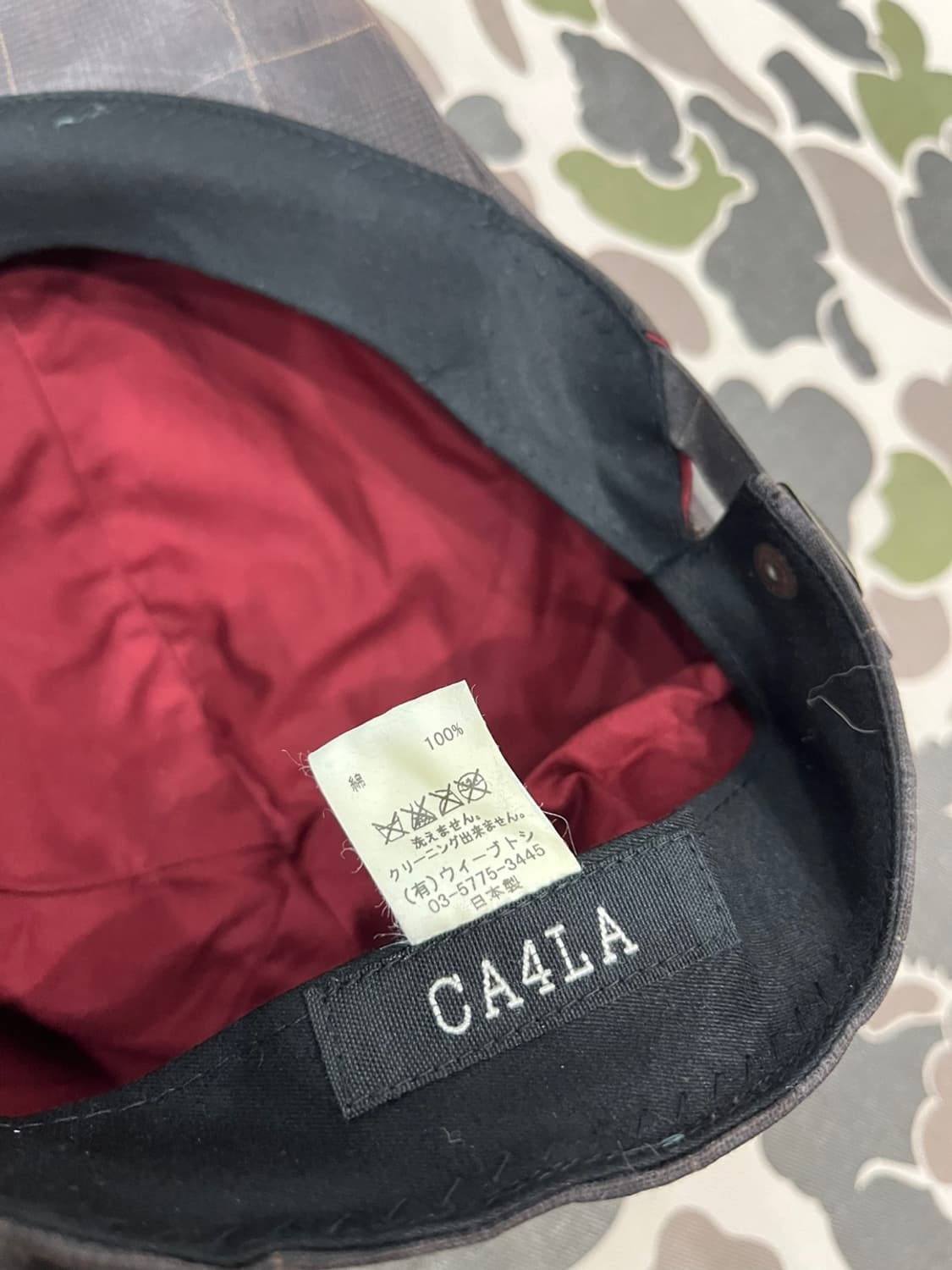 CA4LA 카시라 헌팅캡 모자 Made in JAPAN  상품이미지7