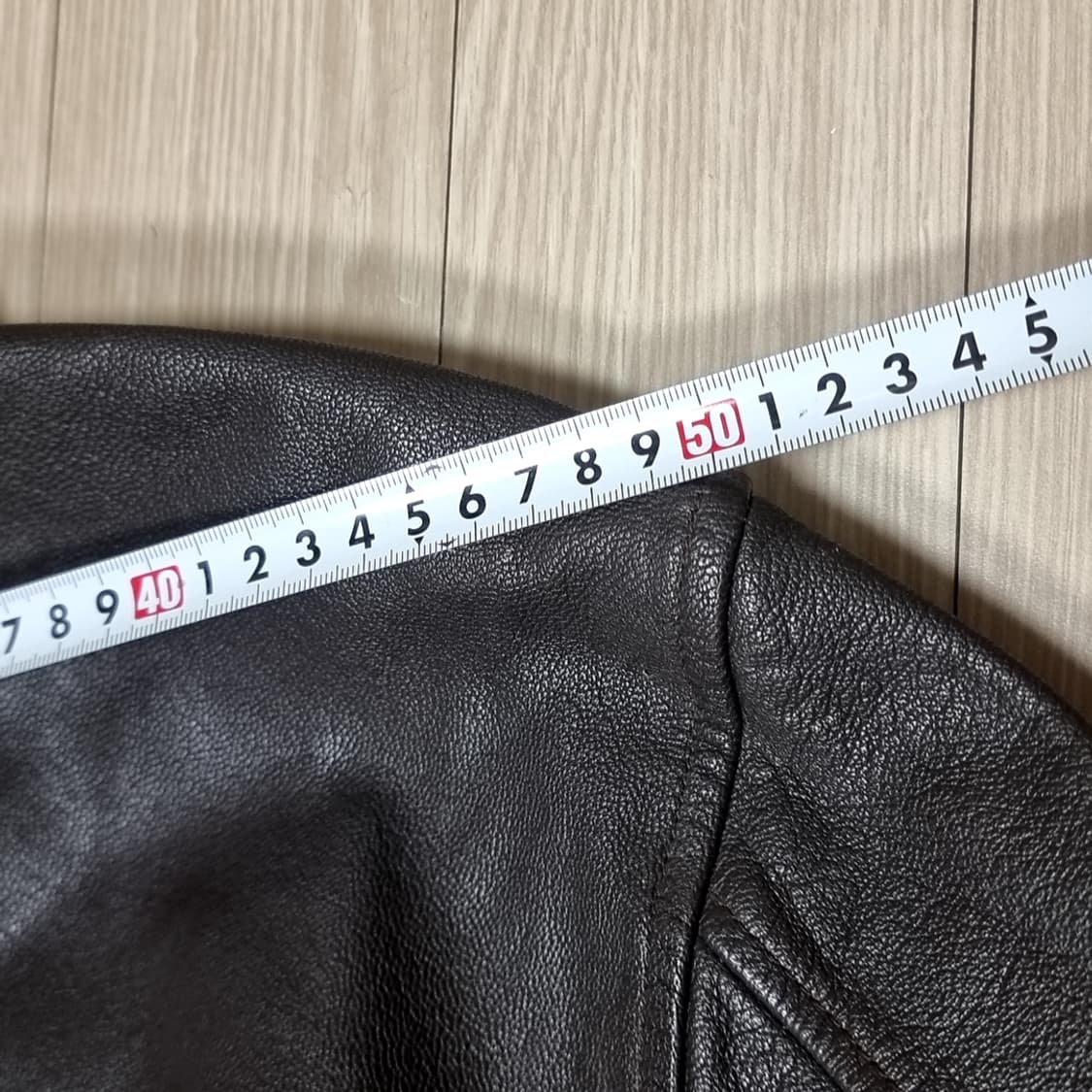 쿠퍼  cooper SADDLERY a-2가죽 항공 점퍼 블랙(42-R) 상품이미지8