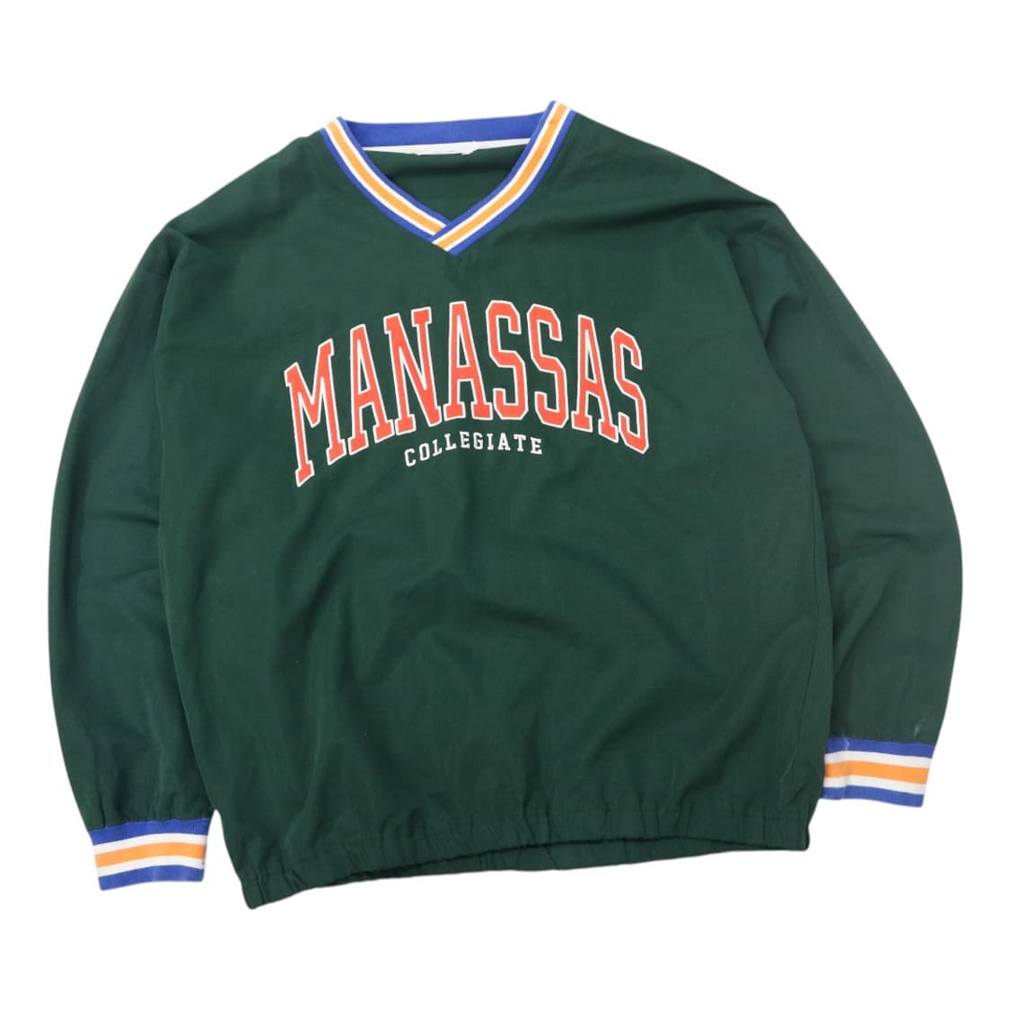 Quash 빈티지 마나사스 컬리지 그린 V넥 웜업 (L) 상품이미지1