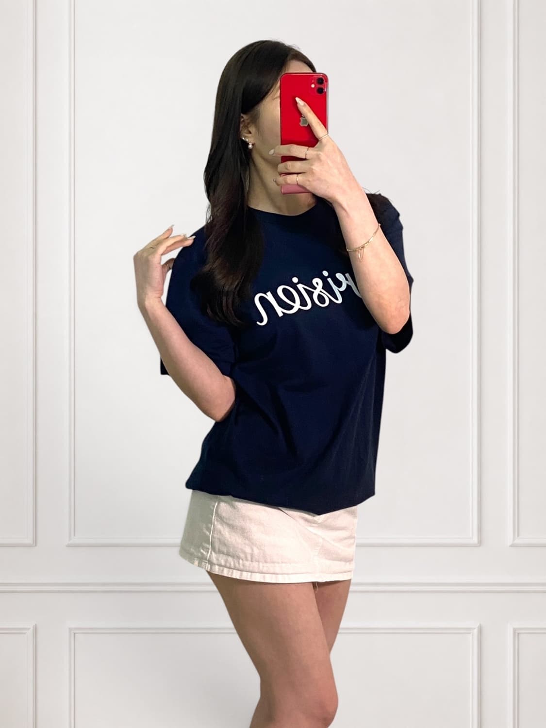 메종키츠네 빅로고 라운드티 상품이미지1