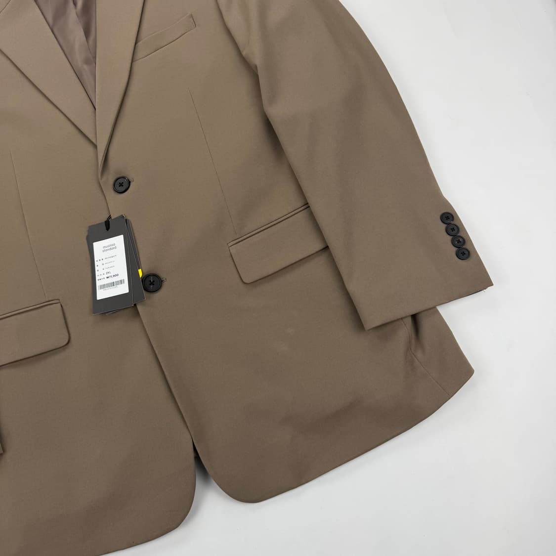무탠다드 오버사이즈 블레이저 더스트베이지 상품이미지4