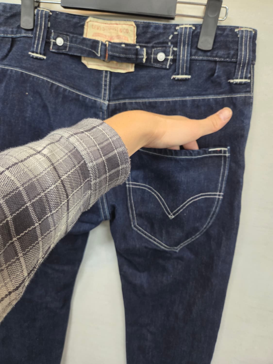 리바이스 신치백 멀티포켓 생지 데님팬츠 30 상품이미지3