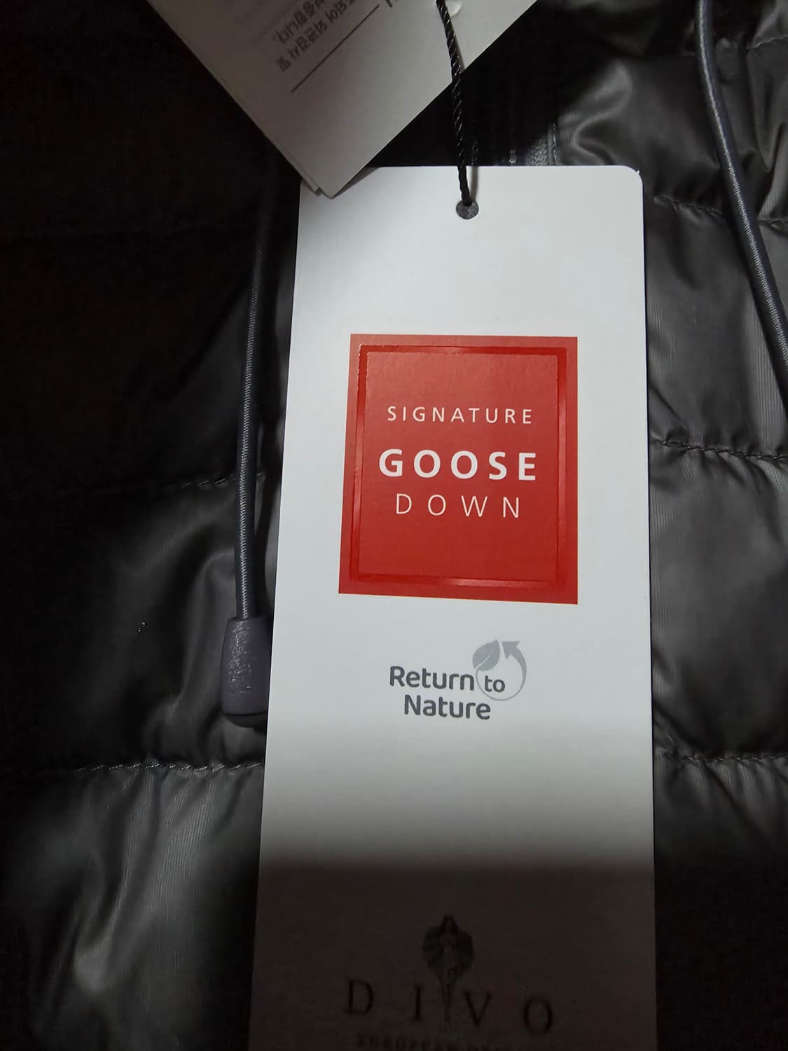 헤지스 남성 경량 구스다운 패딩 그레이 M 상품이미지5