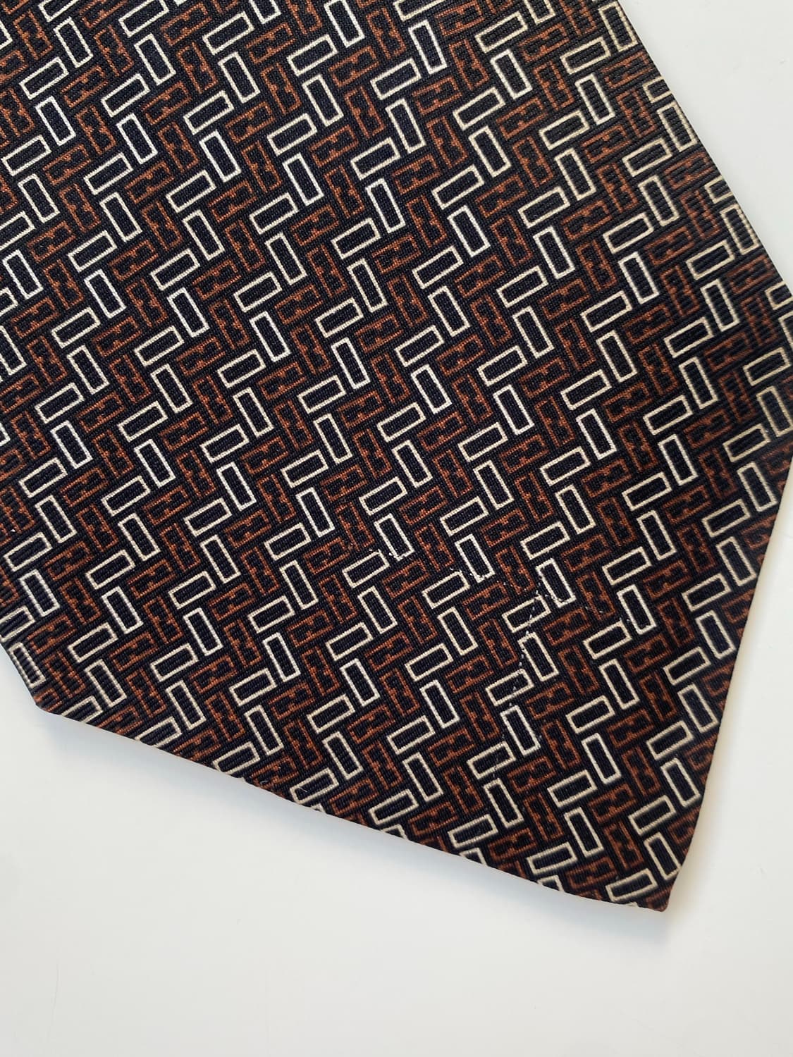 펜디 (FENDI) FF 모노그램 정품 명품 넥타이 상품이미지9