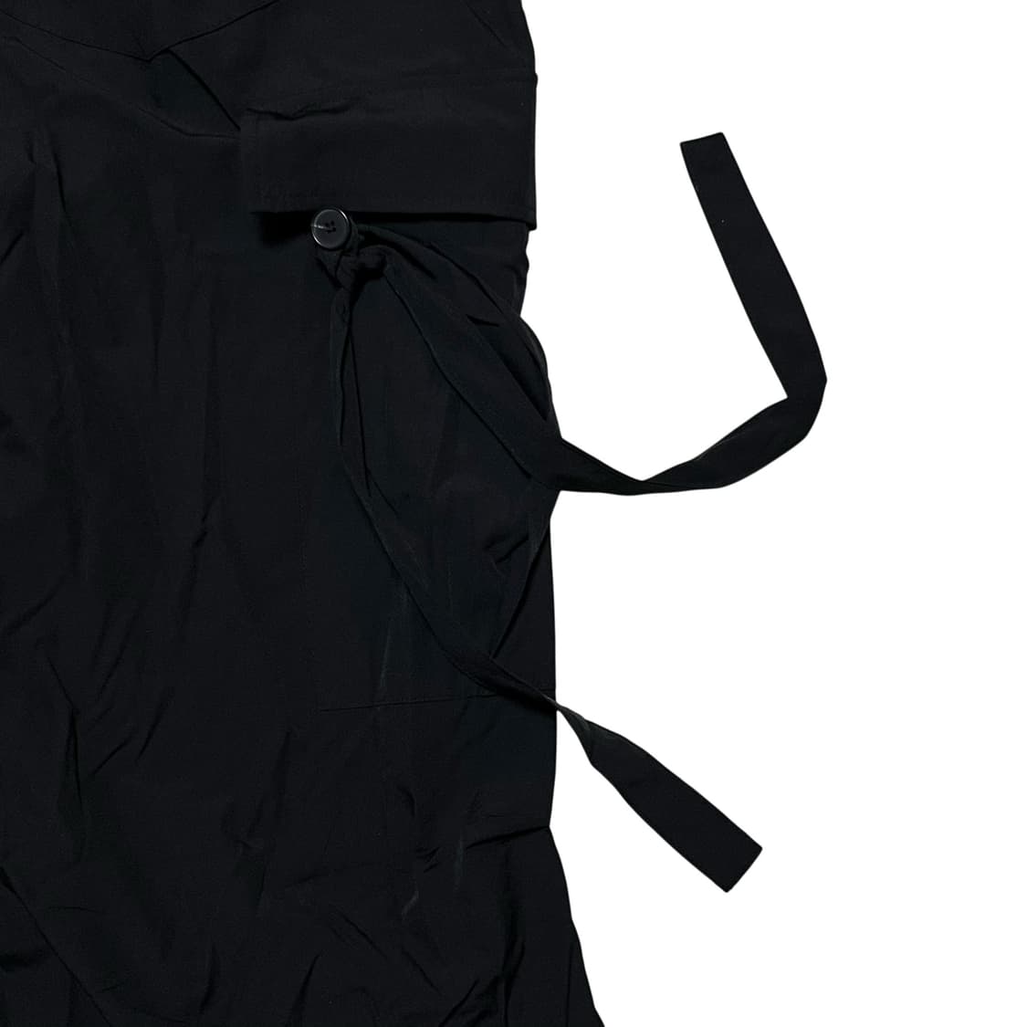 Nylon cargo banding pants_black 상품이미지5