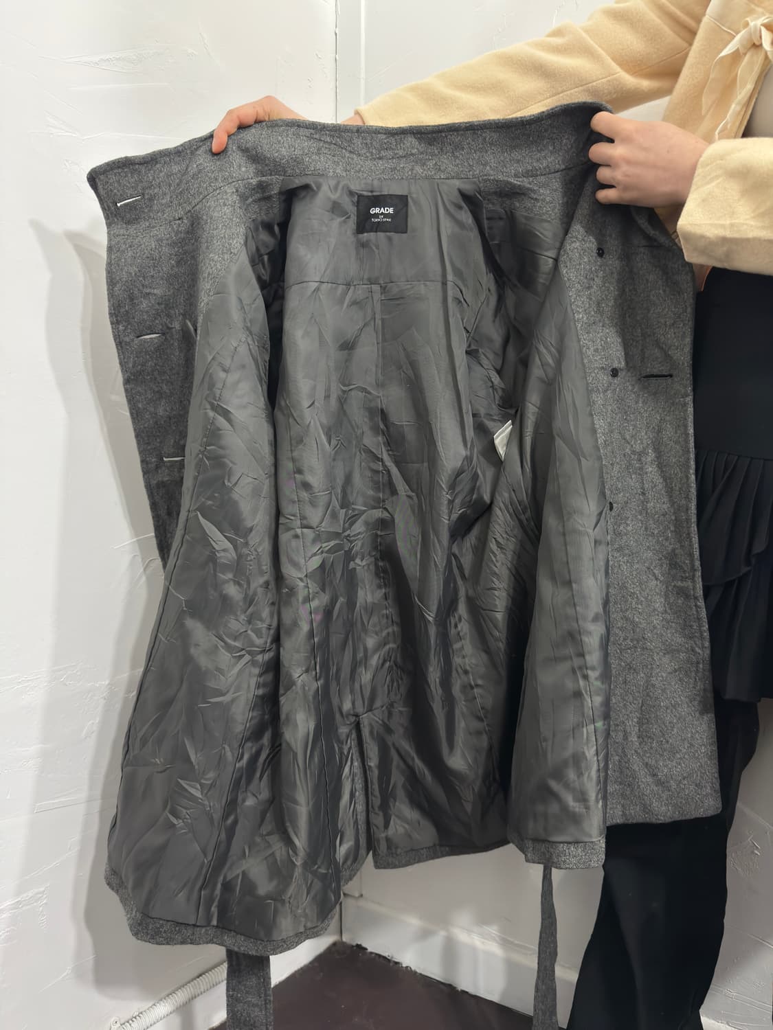 grade button wool coat 상품이미지5