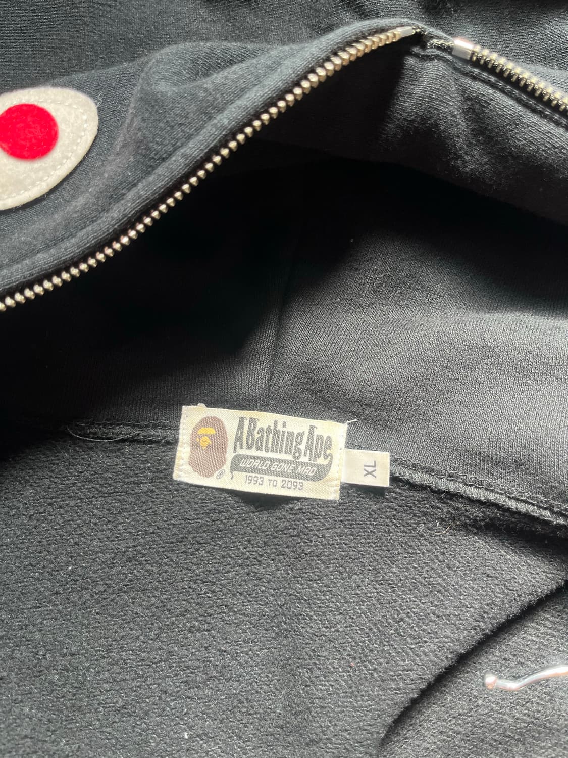 베이프 검정 후드집업 상품이미지4