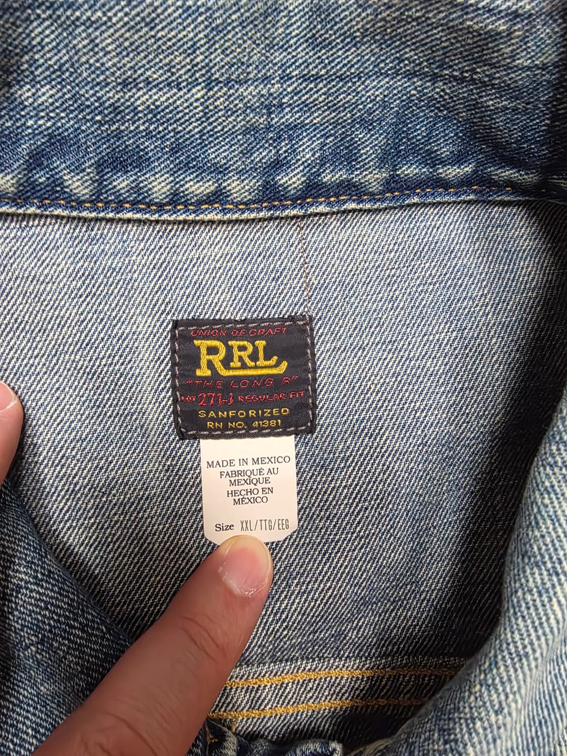 RRL 더블알엘 LOT271 리랜드 자켓 2XL 상품이미지2