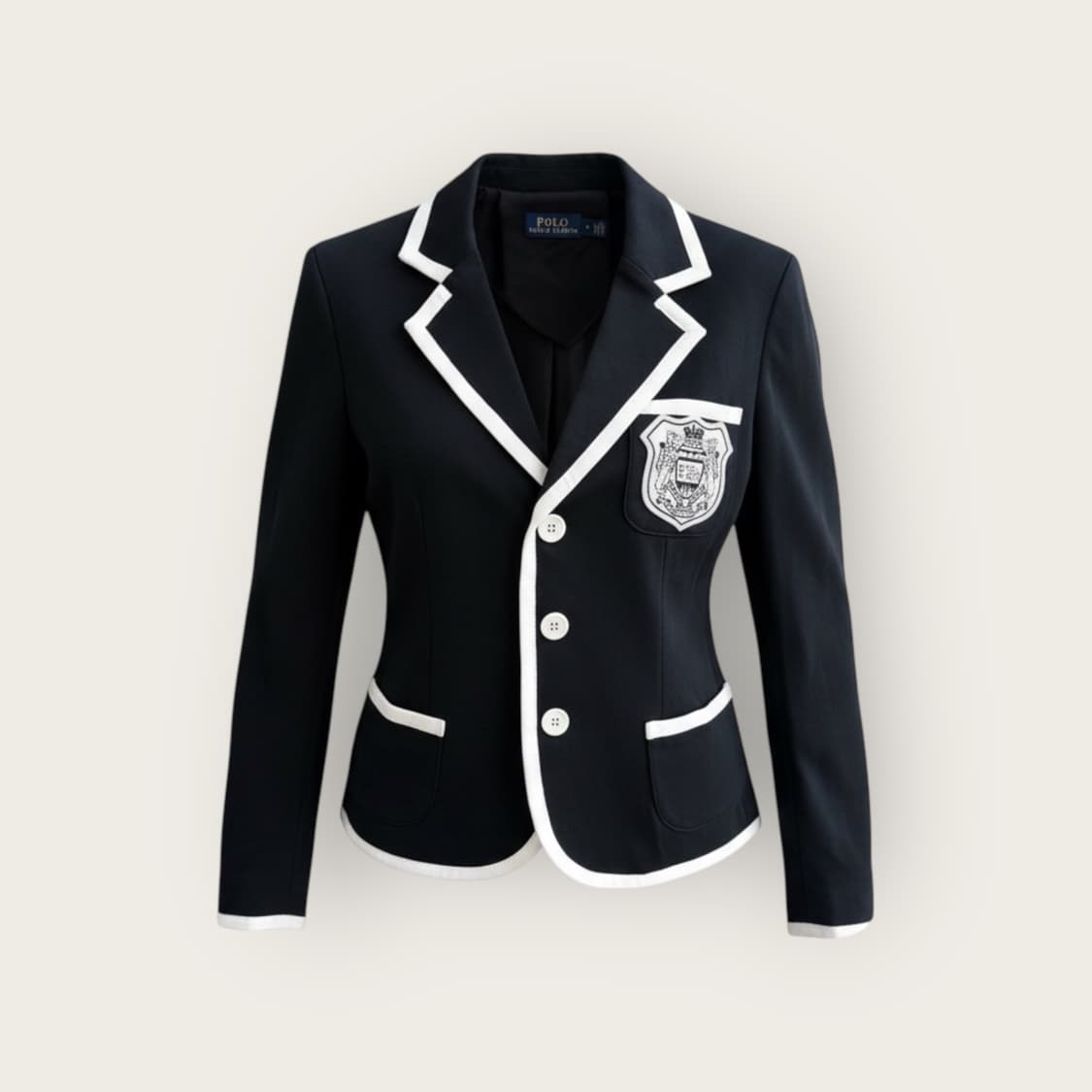 0/ 폴로랄프로렌 파이핑 자수로고 블레이저 자켓 상품이미지1