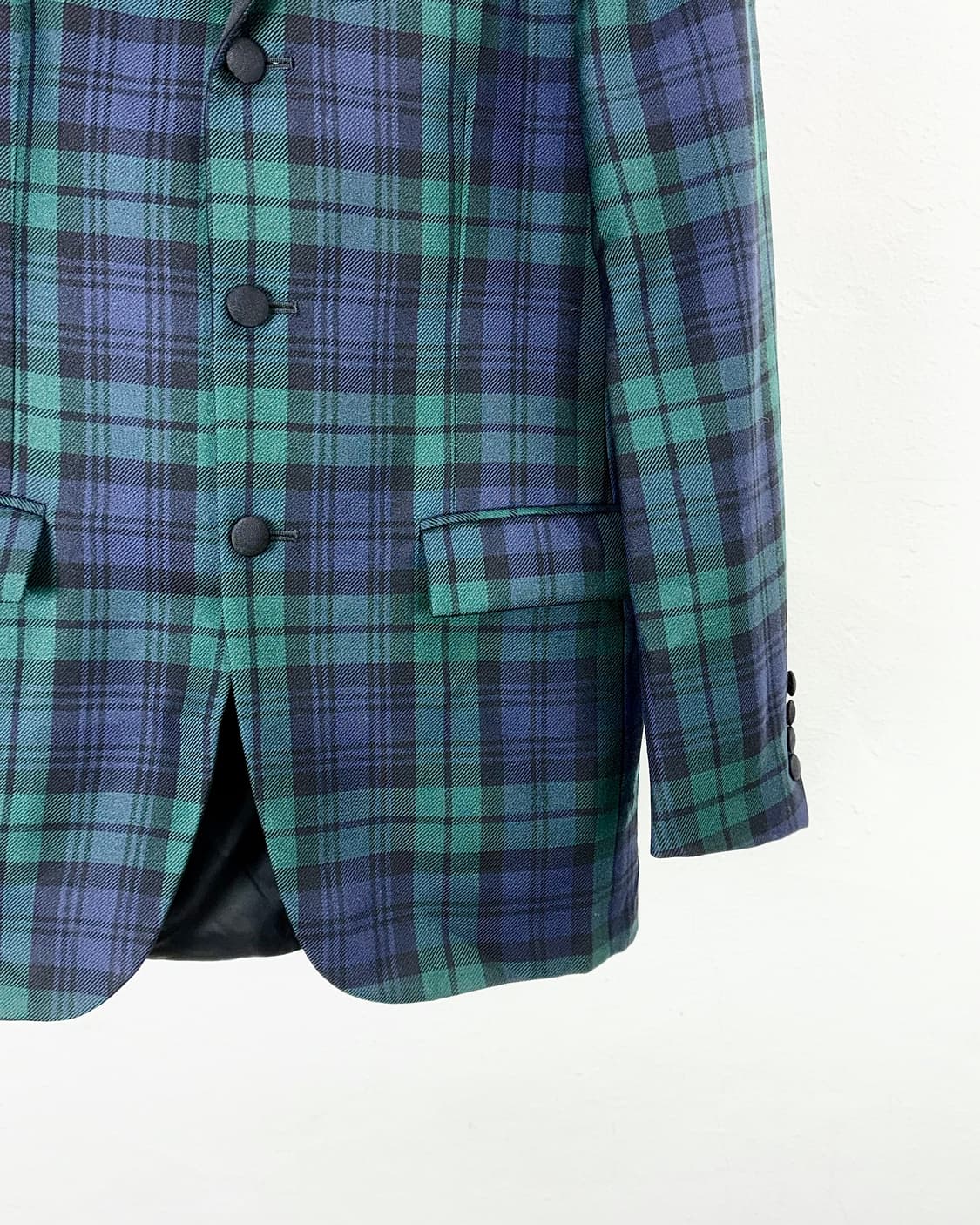 폴로 랄프로렌 블랙워치 울 플래드 싱글 브레스티드 블레이저 자켓 상품이미지5