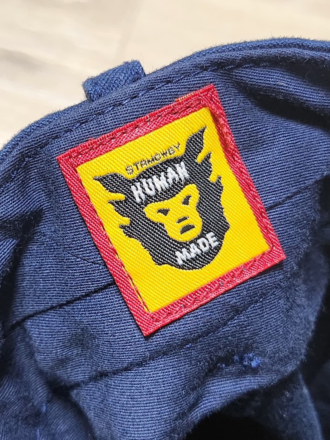 휴먼메이드 프린트 치노 팬츠 네이비 상품이미지5