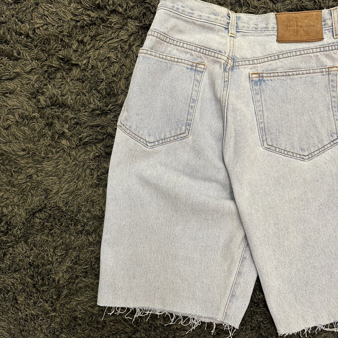 (30inch) 90s 캘빈클라인 데님 쇼츠 청 반바지 상품이미지5
