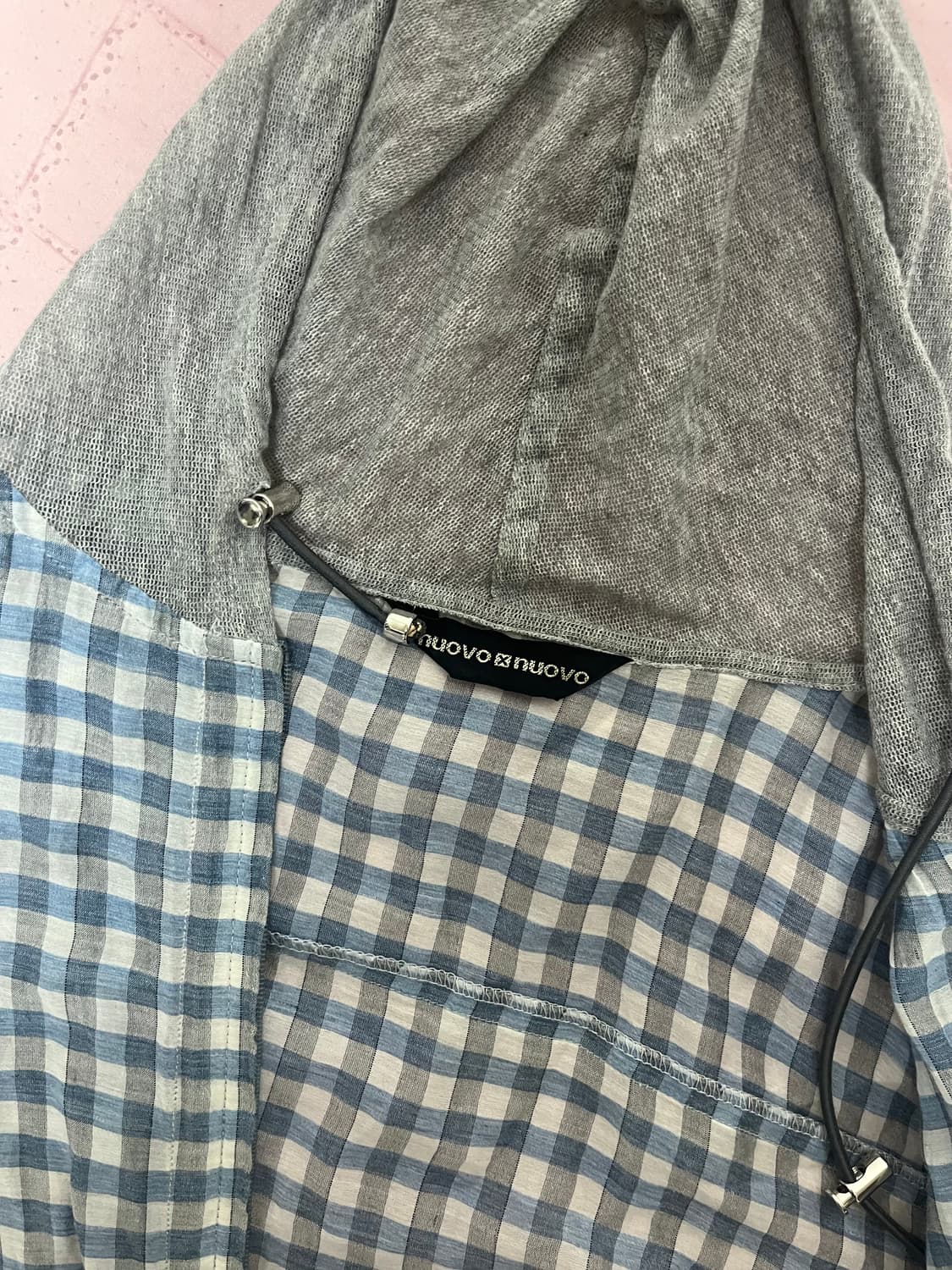 빈티지 체크 후드집업 🦋 상품이미지3