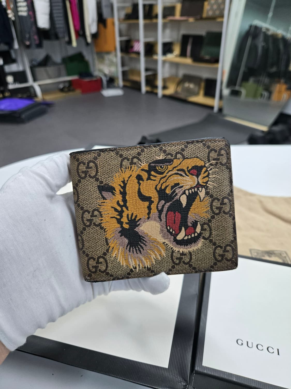 [A급컨디션]구찌 타이거 반지갑 상품이미지1