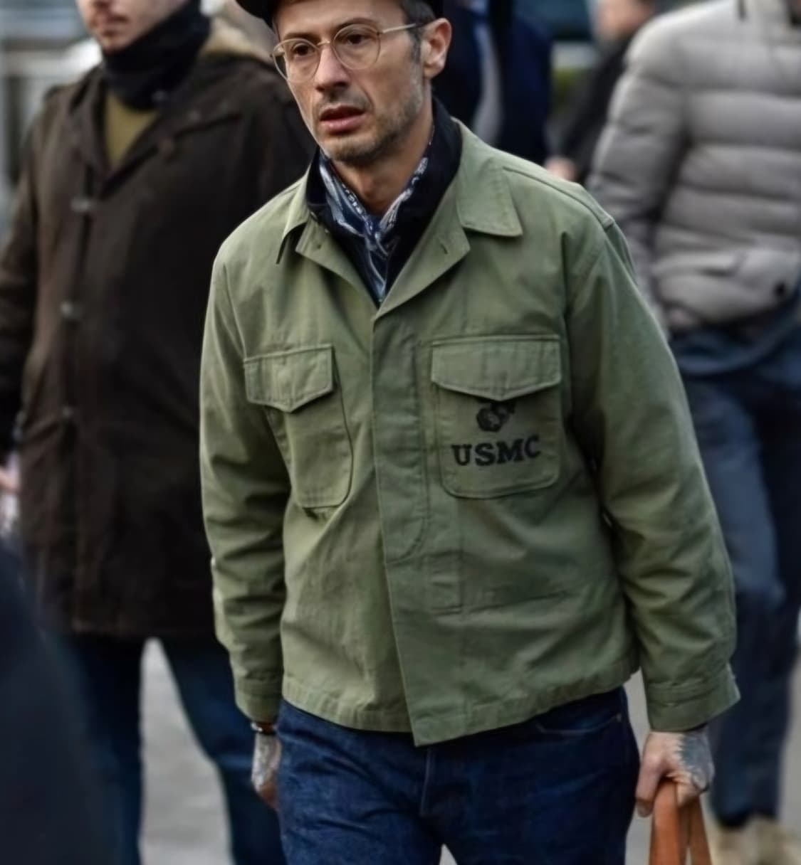 usmc p56 사틴코튼 셔츠자켓 50s (100-105) og107 상품이미지2