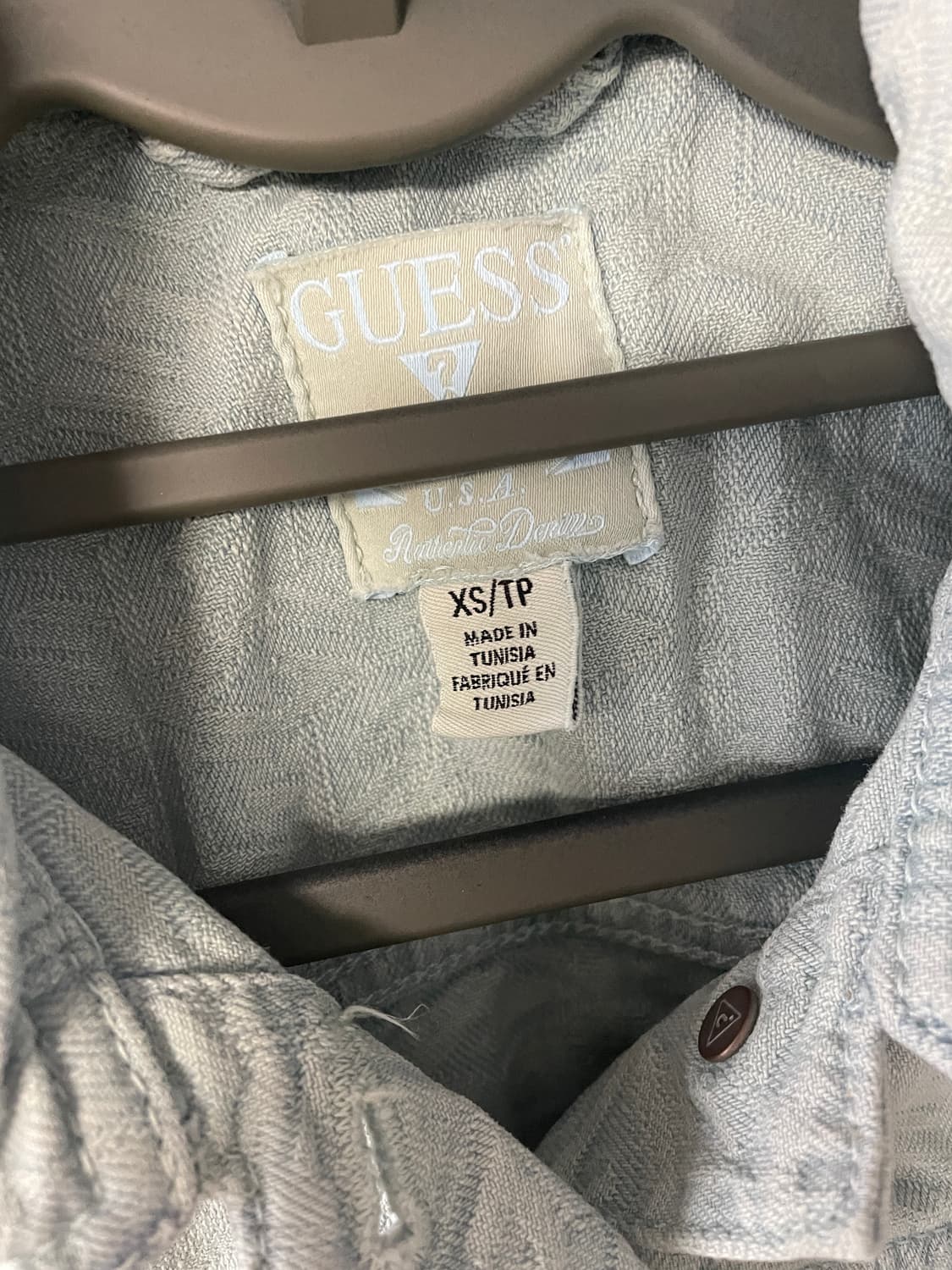 게스 크롭 데님자켓 상품이미지5