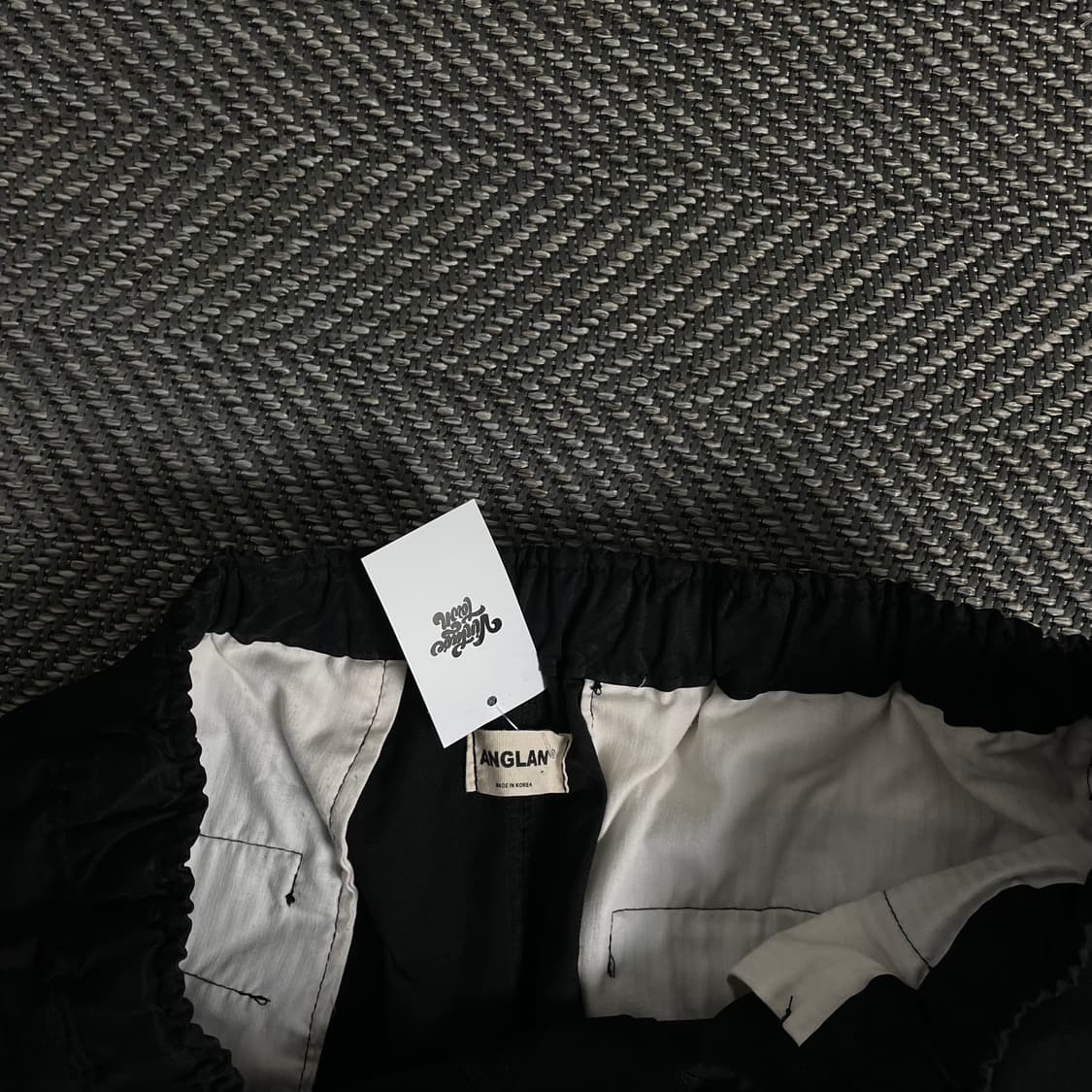 앵글런 벨티드 벌룬핏 퍼티그 팬츠 블랙y 3203 상품이미지7