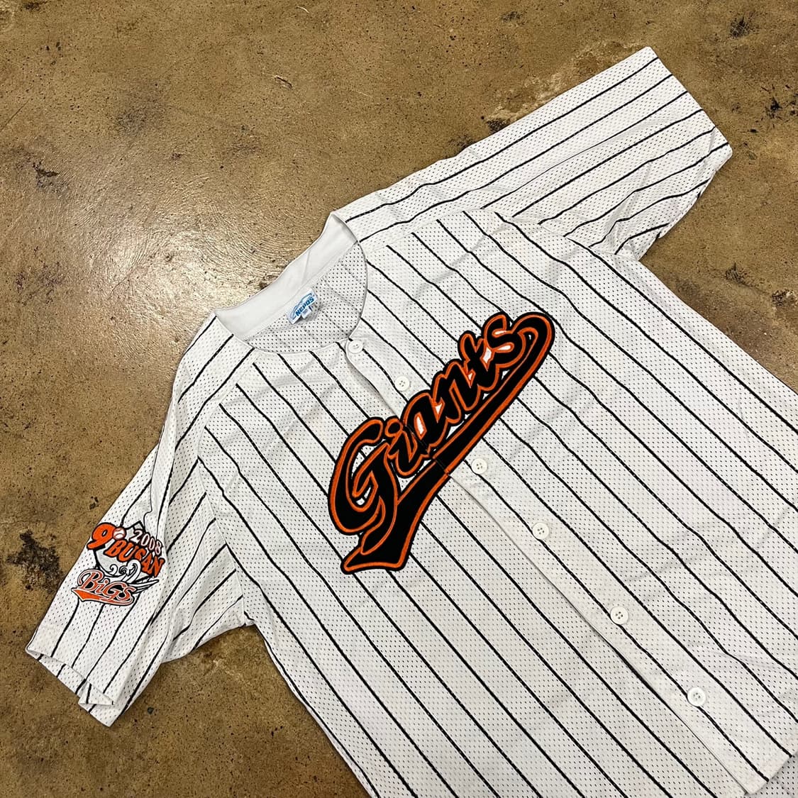 [90] 샌프란시스코 롯데자이언츠 스트라이프 야구 유니폼 b8 상품이미지1