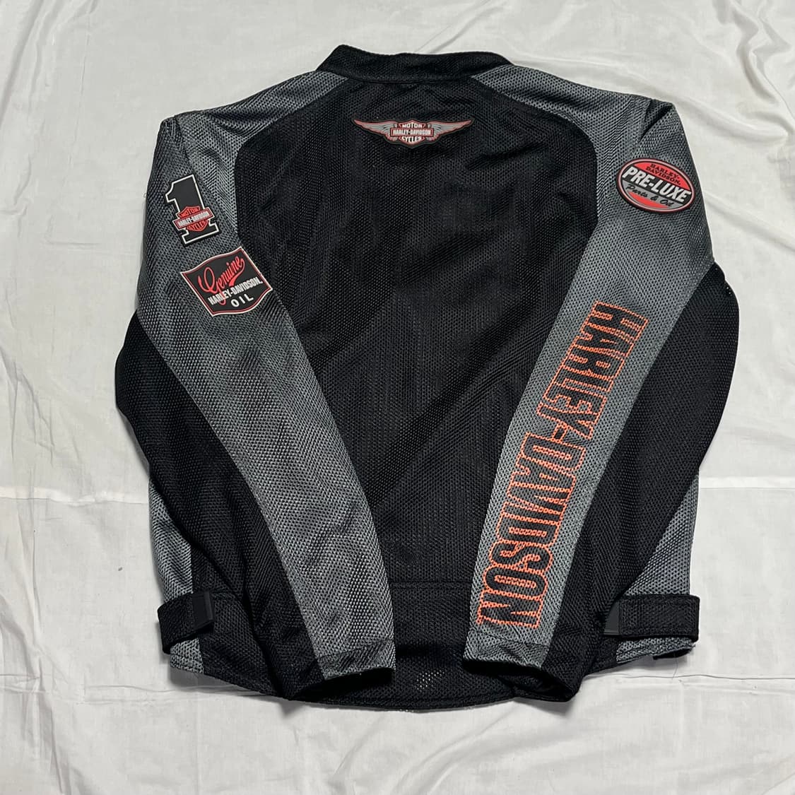 M 할리데이비슨 패치 디테일 매쉬 레이싱 자켓 상품이미지3