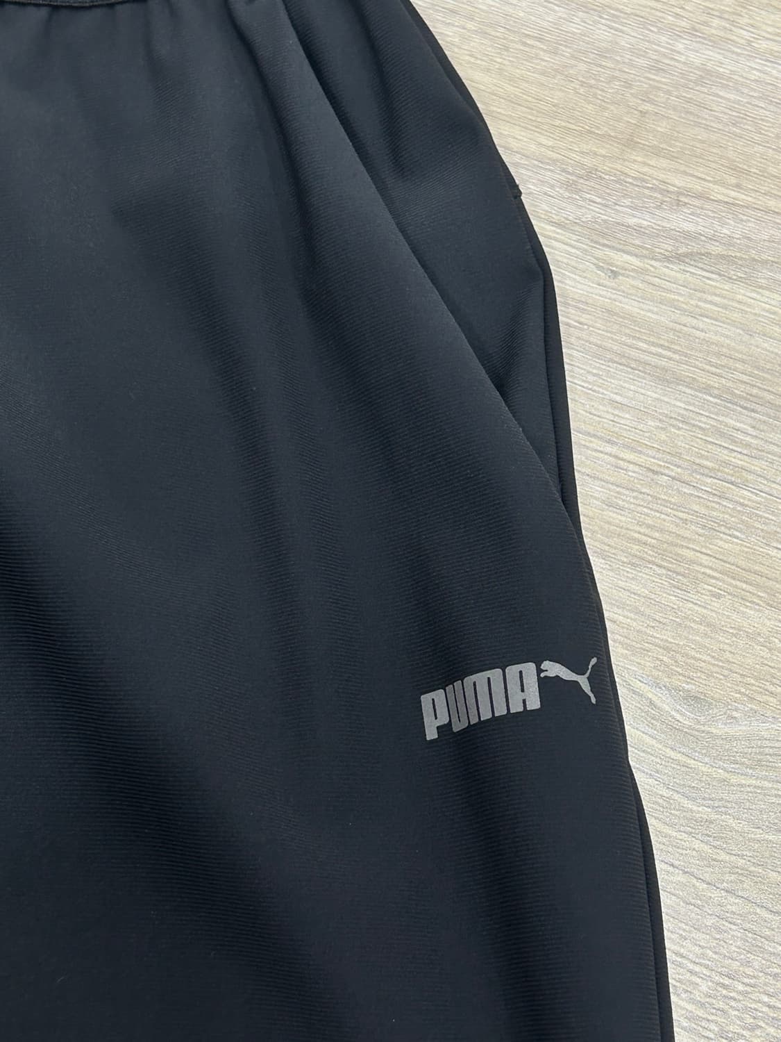 푸마 PUMA 밴딩 트레이닝 바지 블랙 상품이미지3